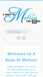 Mobile Screenshot of abodyinmotion.us